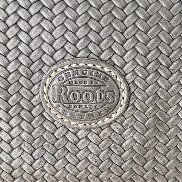 Roots Herringbone Leather Crossbody Bag - Picture 6 of 8